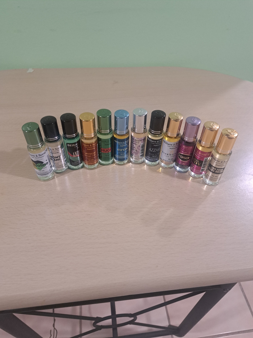 Have A Scent Women's And Men's Roll-On Fragrance Oils - Mixed Color Caps